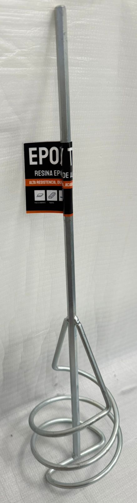 Agitador de Pintura de Alta Resistencia Galvanizado 45cm